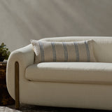 Magnolia Home by Joanna Gaines x Loloi Lincoln Natural / Blue Pillow Throw Pillows Loloi