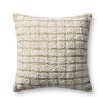 Magnolia Home by Joanna Gaines x Loloi Erin Ivory / Green Pillow FINNBIRD - teether Loloi Cover Only