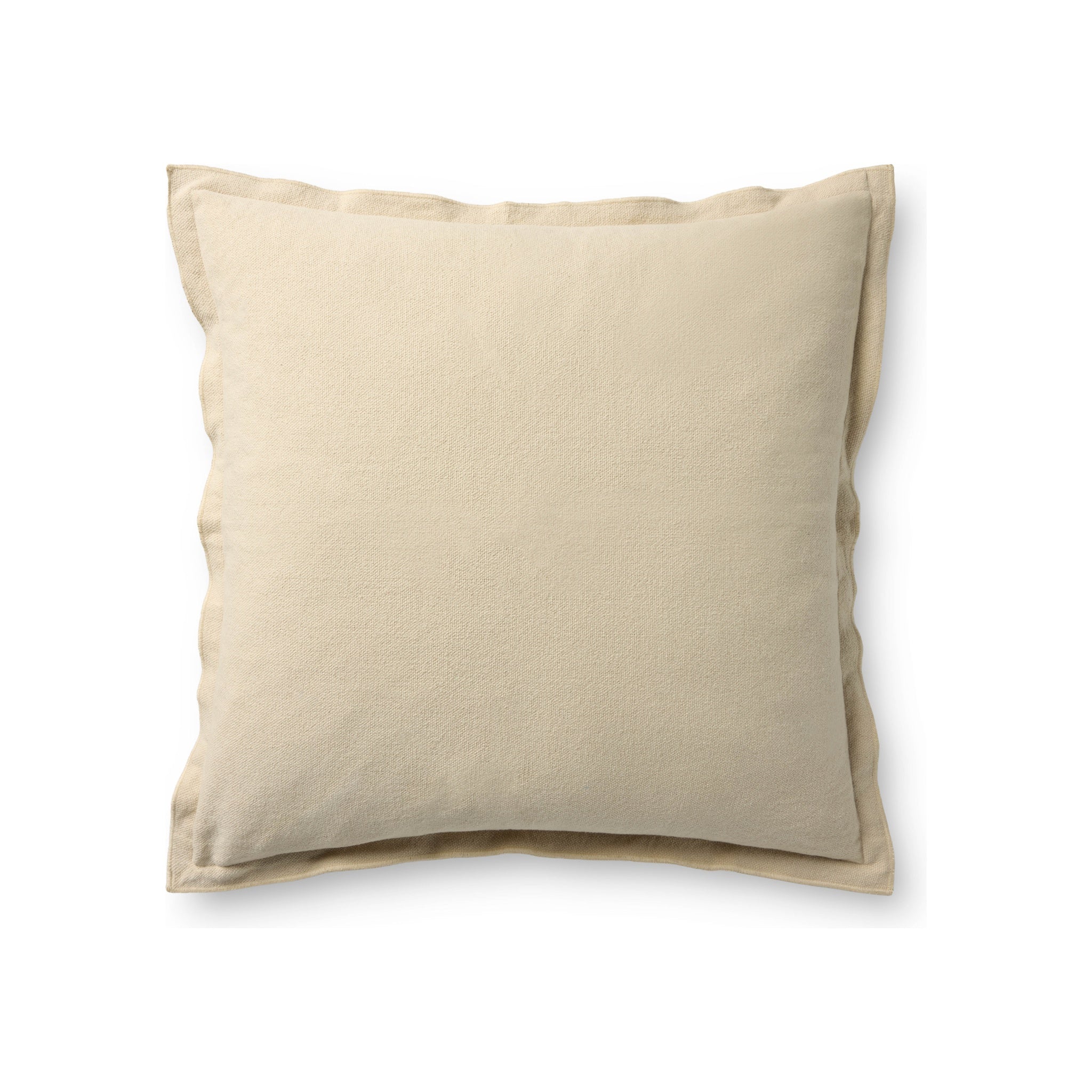 Leanne Ford x Loloi Captain Pillow, Ivory 18" x 18" Cover Only
