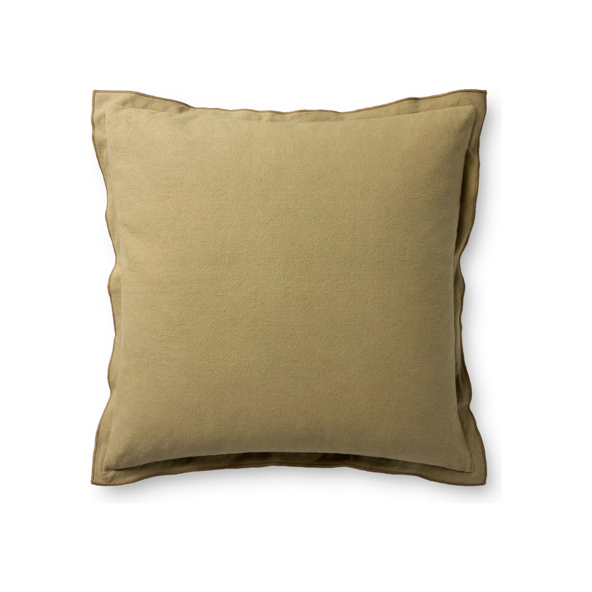 Leanne Ford x Loloi Captain Pillow, Olive 18" x 18" Cover Only