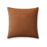 Magnolia Home by Joanna Gaines x Loloi Beatrice Pillow Throw Pillows Loloi Copper 22" x 22" Cover Only