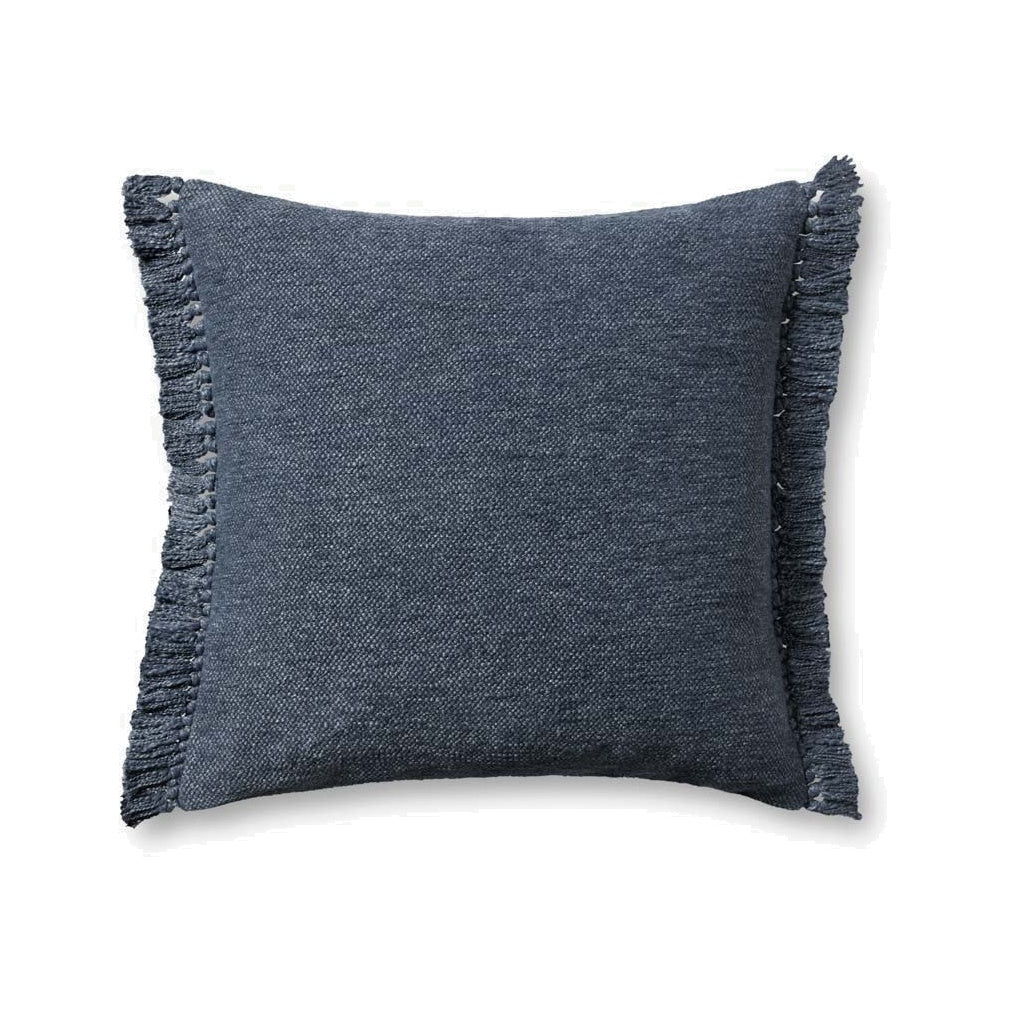 Magnolia Home by Joanna Gaines x Loloi Jett Pillow Cover 1 - PILLOWS - essentials Loloi Navy 22" x 22" Cover Only