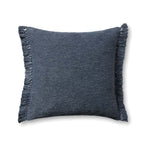 Magnolia Home by Joanna Gaines x Loloi Jett Pillow Cover 1 - PILLOWS - essentials Loloi Navy 22" x 22" Cover Only