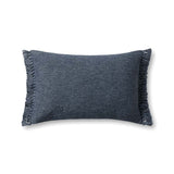 Magnolia Home by Joanna Gaines x Loloi Jett Pillow Cover 1 - PILLOWS - essentials Loloi Navy 13" x 21" Cover Only