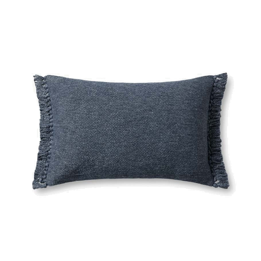 Magnolia Home by Joanna Gaines x Loloi Jett Pillow Cover 1 - PILLOWS - essentials Loloi Navy 13" x 21" Cover Only