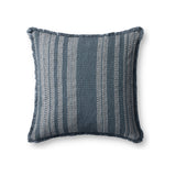 Loloi Edmund Pillow Throw Pillows Loloi Blue / Ivory 20" x 20" Cover Only