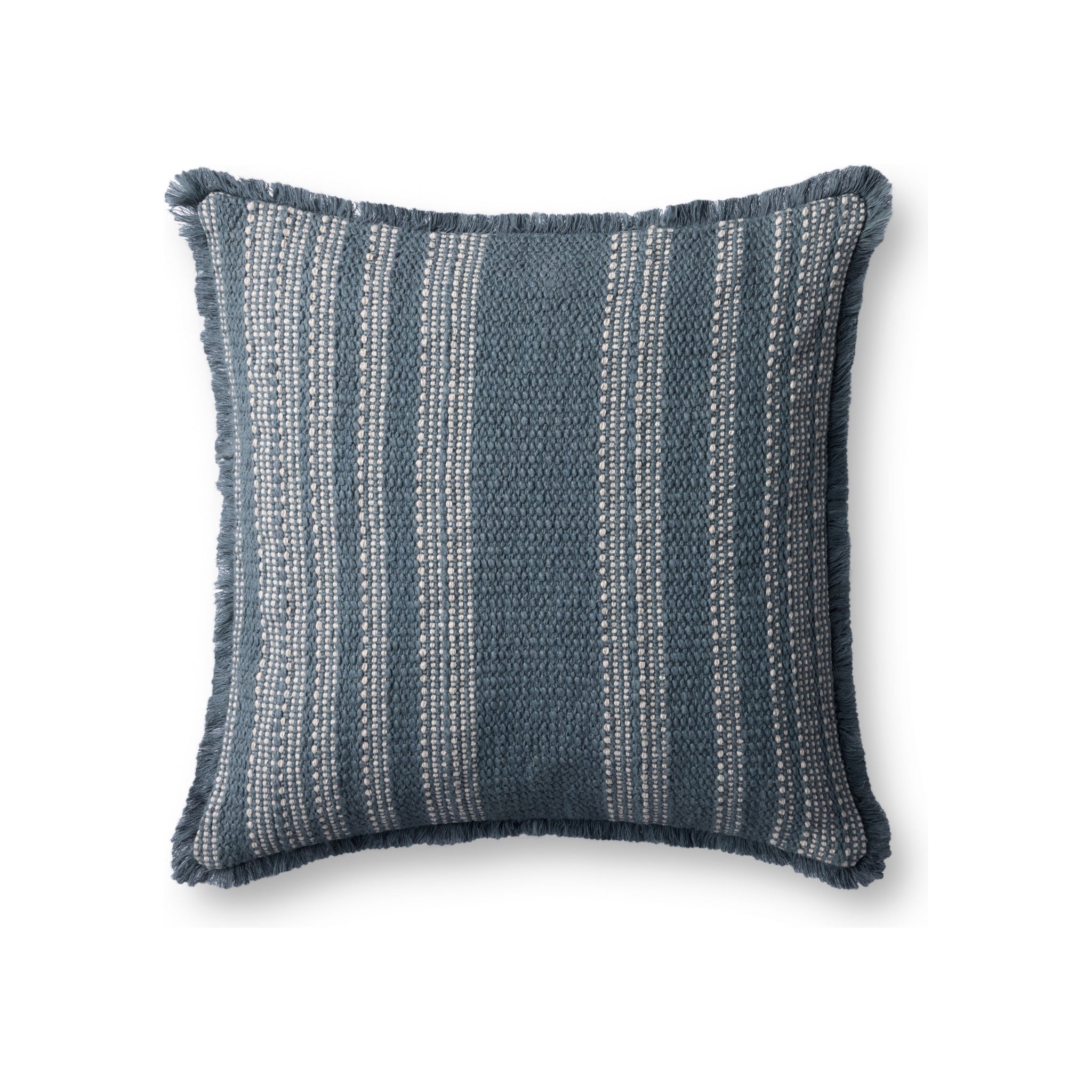 Loloi Edmund Pillow Throw Pillows Loloi Blue / Ivory 20" x 20" Cover Only
