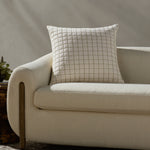 Magnolia Home by Joanna Gaines x Loloi Hattie Natural / Green Pillow Throw Pillows Loloi