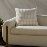 Magnolia Home by Joanna Gaines x Loloi Hattie Natural / Green Pillow Throw Pillows Loloi