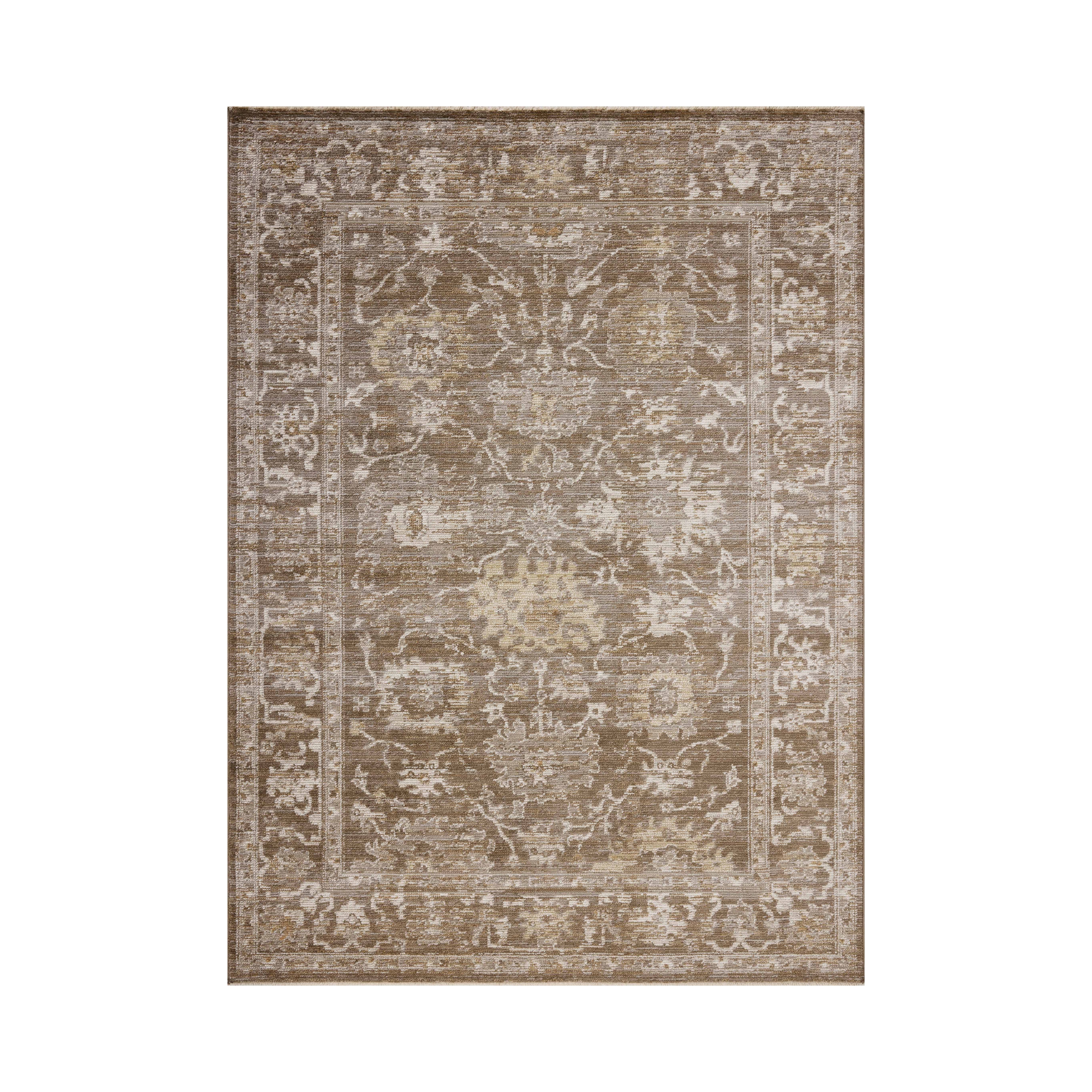 Magnolia Home by Joanna Gaines x Loloi Pace Bark / Natural Rug RUGS - synthetic Loloi 18" x 18" sample