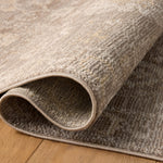 Magnolia Home by Joanna Gaines x Loloi Pace Taupe / Wheat Rug RUGS - synthetic Loloi 18" x 18" sample