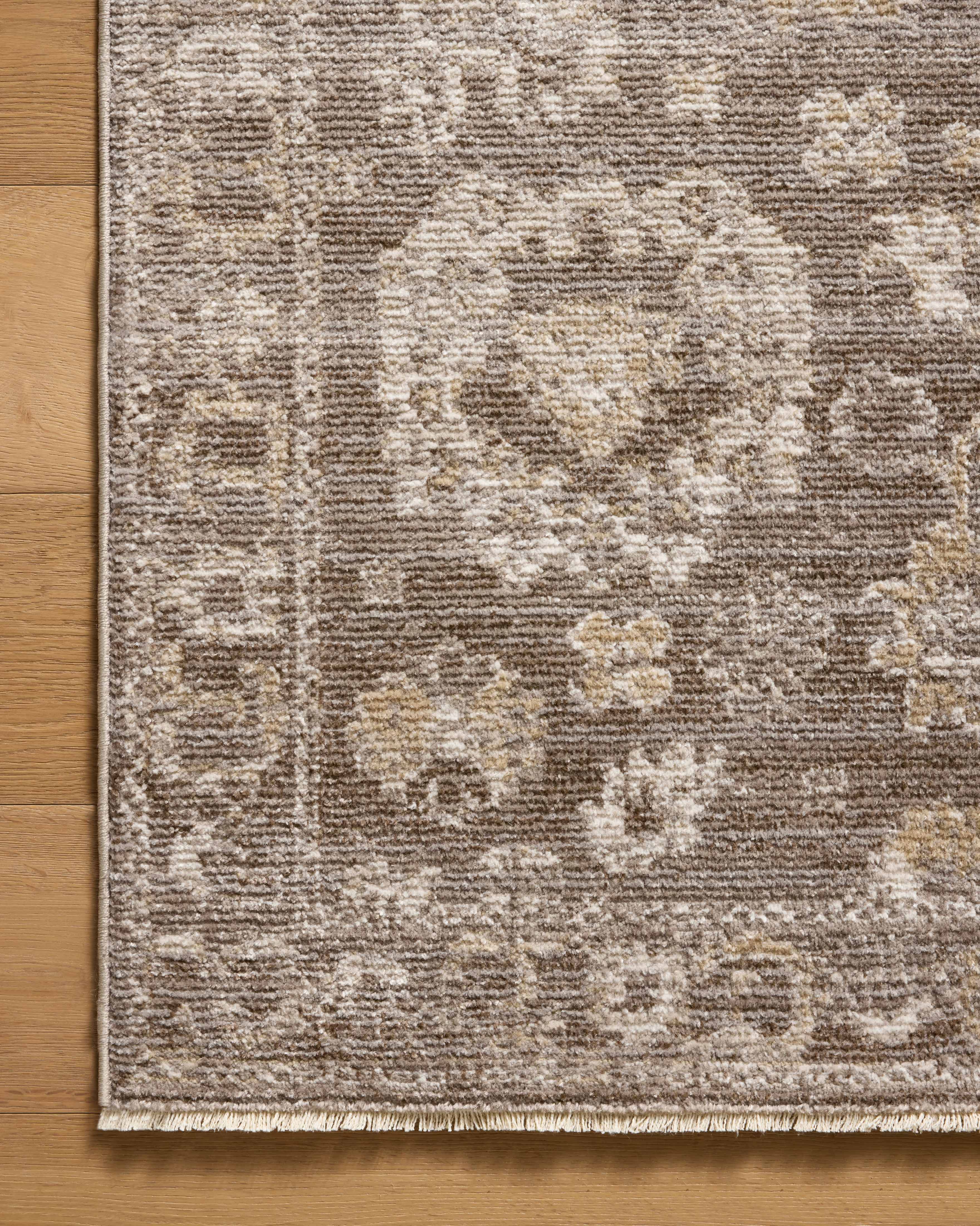 Magnolia Home by Joanna Gaines x Loloi Pace Taupe / Wheat Rug RUGS - synthetic Loloi 18" x 18" sample