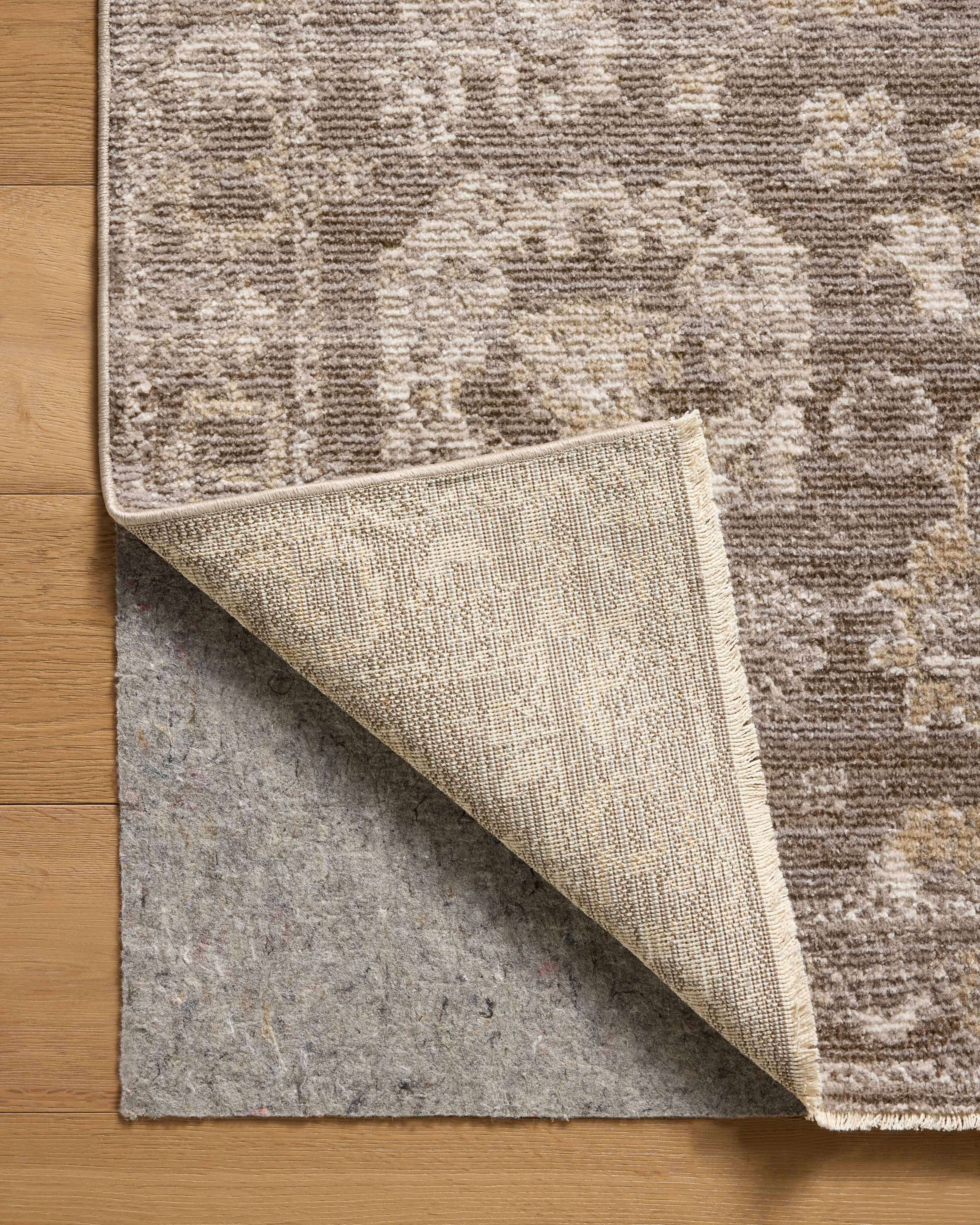 Magnolia Home by Joanna Gaines x Loloi Pace Taupe / Wheat Rug RUGS - synthetic Loloi 18" x 18" sample