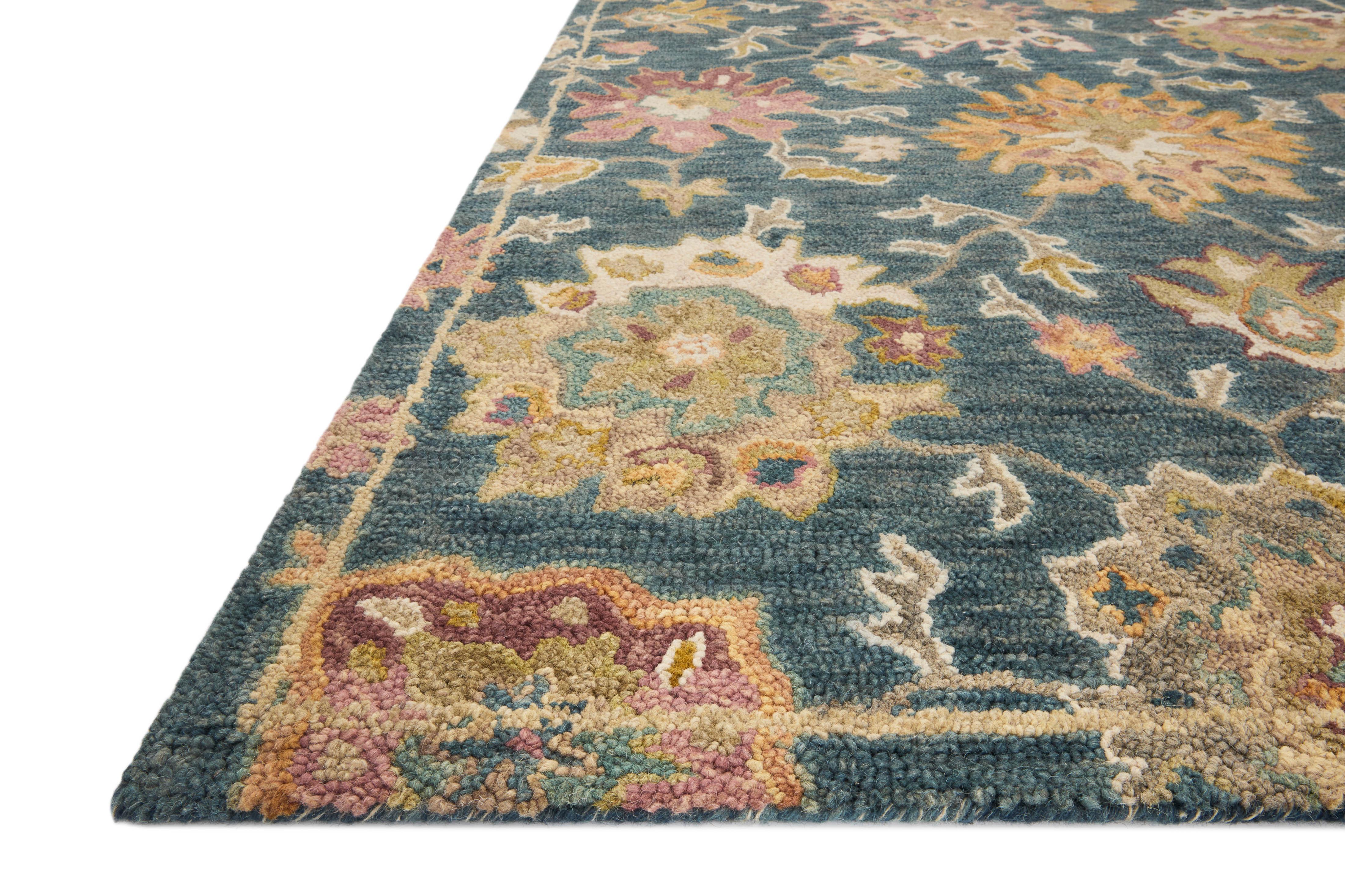 Loloi Padma Navy / Multi Rug RUGS - wool Loloi