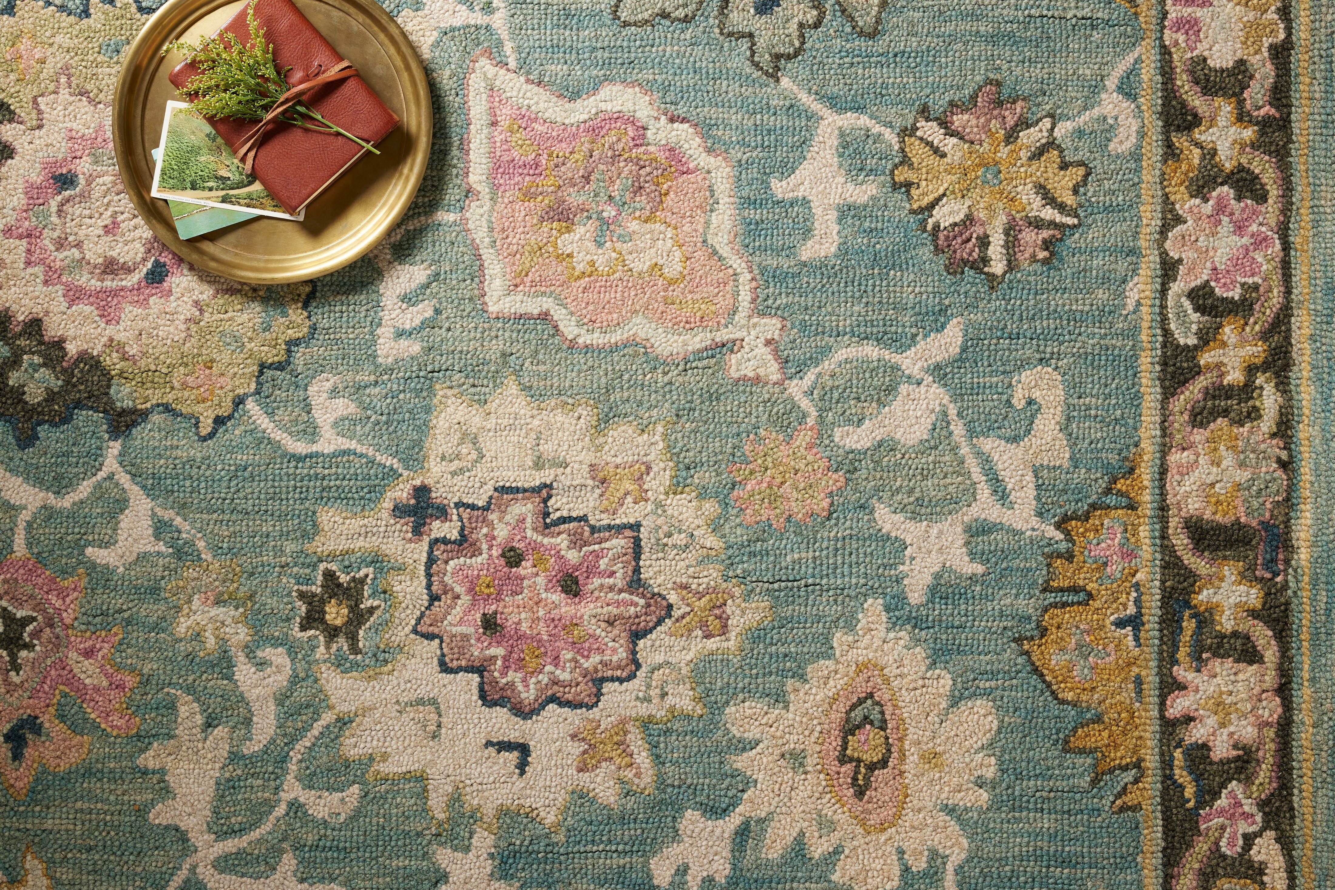 Loloi Padma Teal / Multi Rug RUGS - wool Loloi