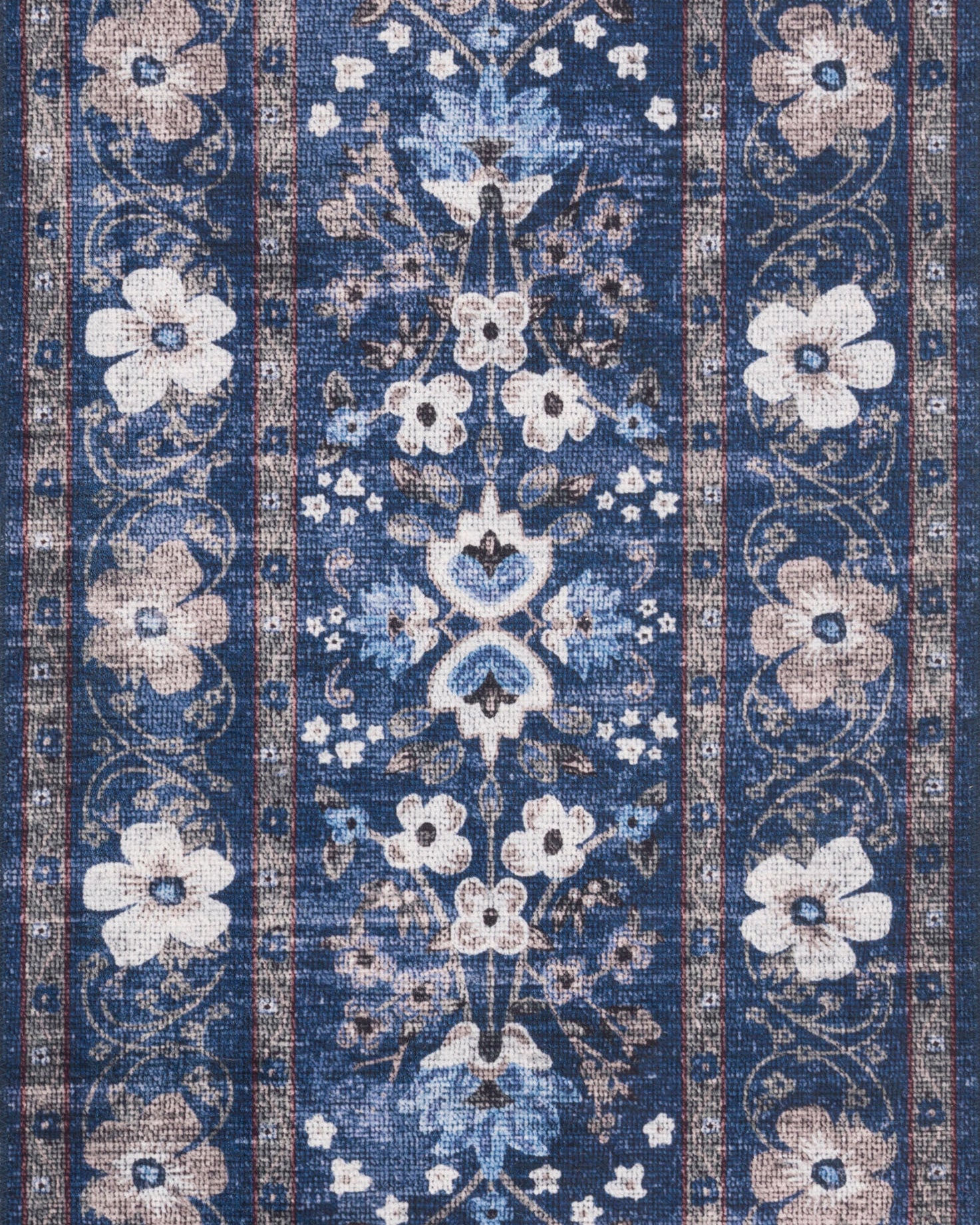 Rifle Paper Co. x Loloi Palais Navy Rug No.2 RUGS - synthetic Loloi 18" x 18"