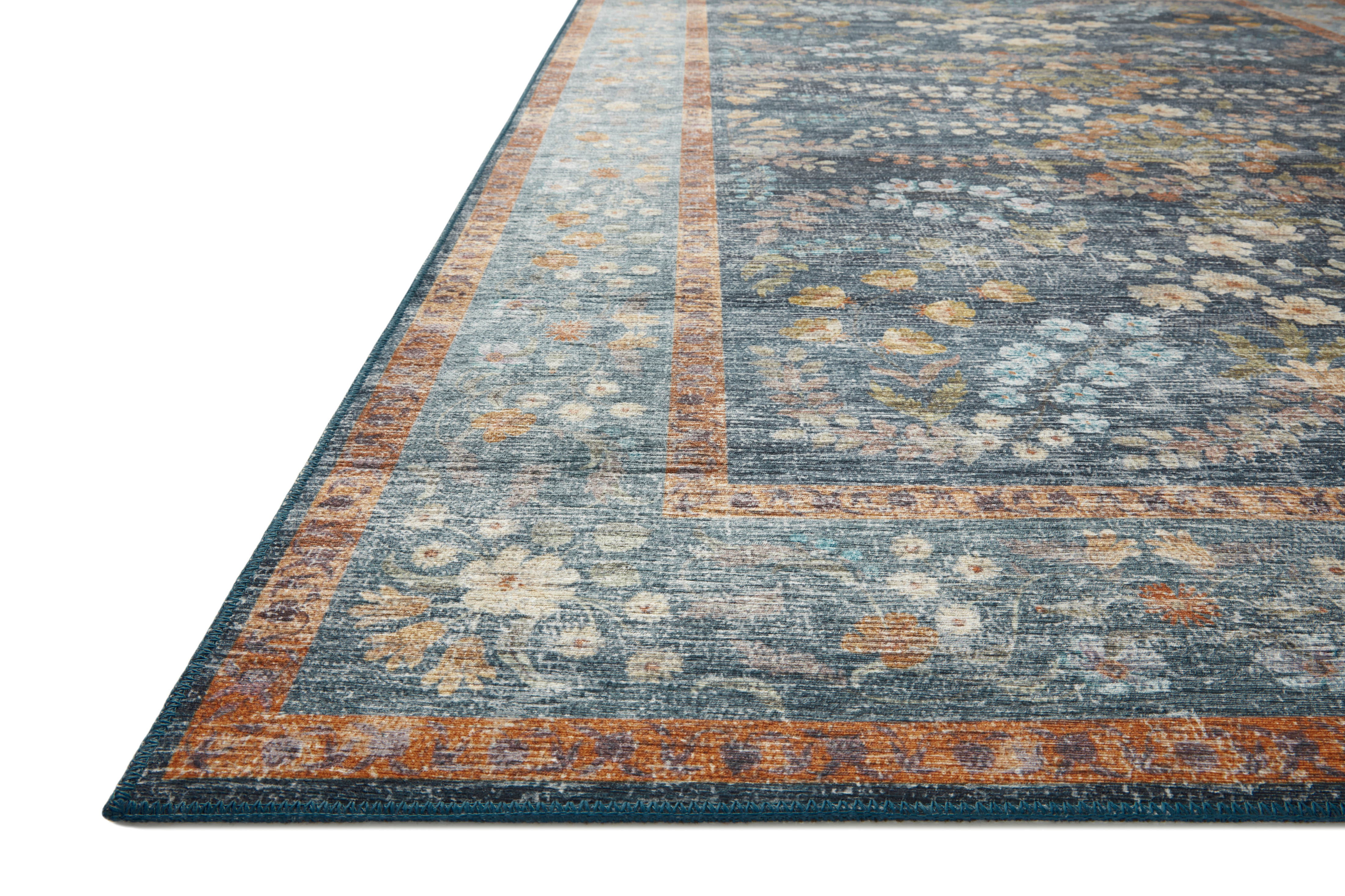 Rifle Paper Co. x Loloi Palais Navy Rug No.2 RUGS - synthetic Loloi