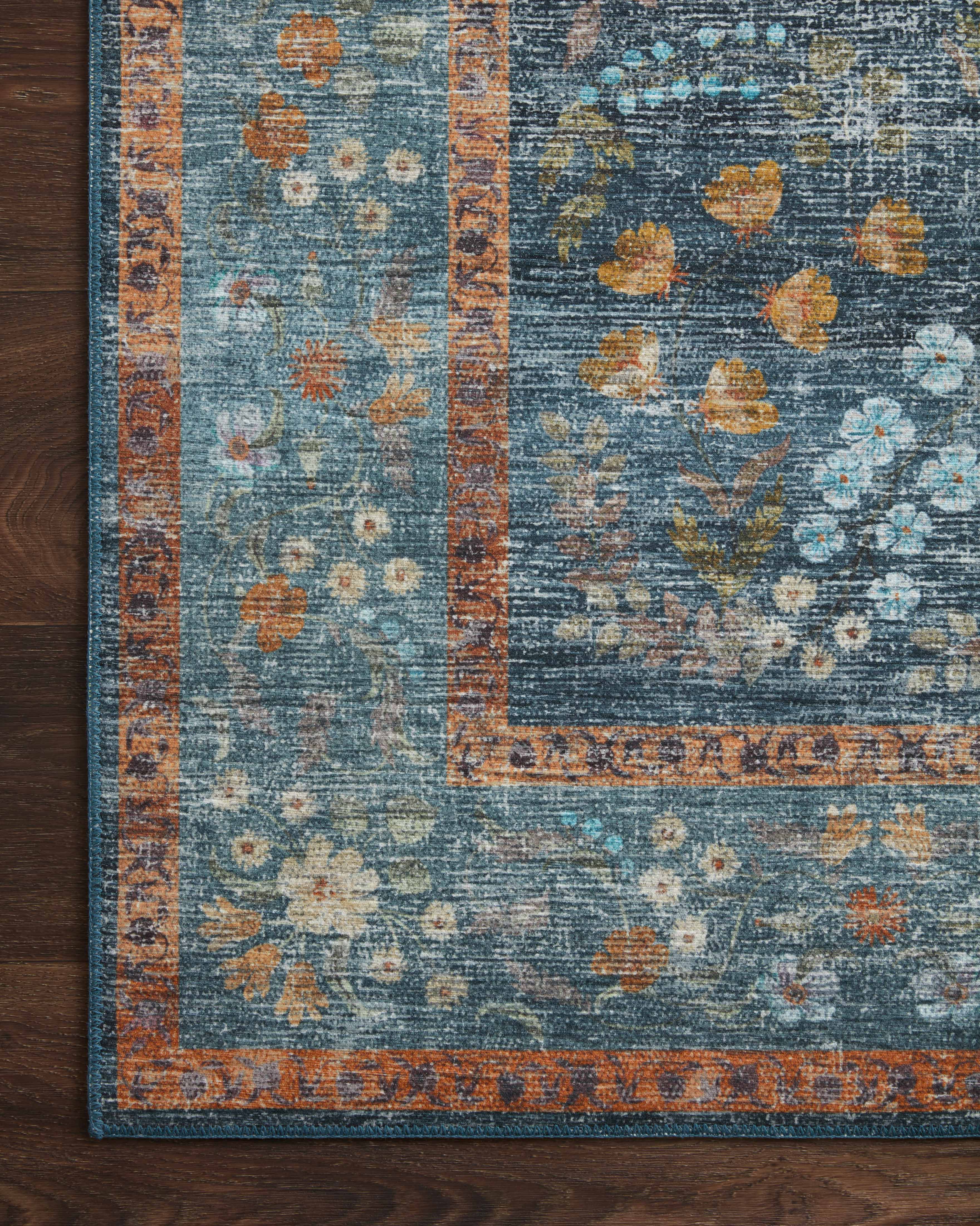 Rifle Paper Co. x Loloi Palais Navy Rug No.2 RUGS - synthetic Loloi