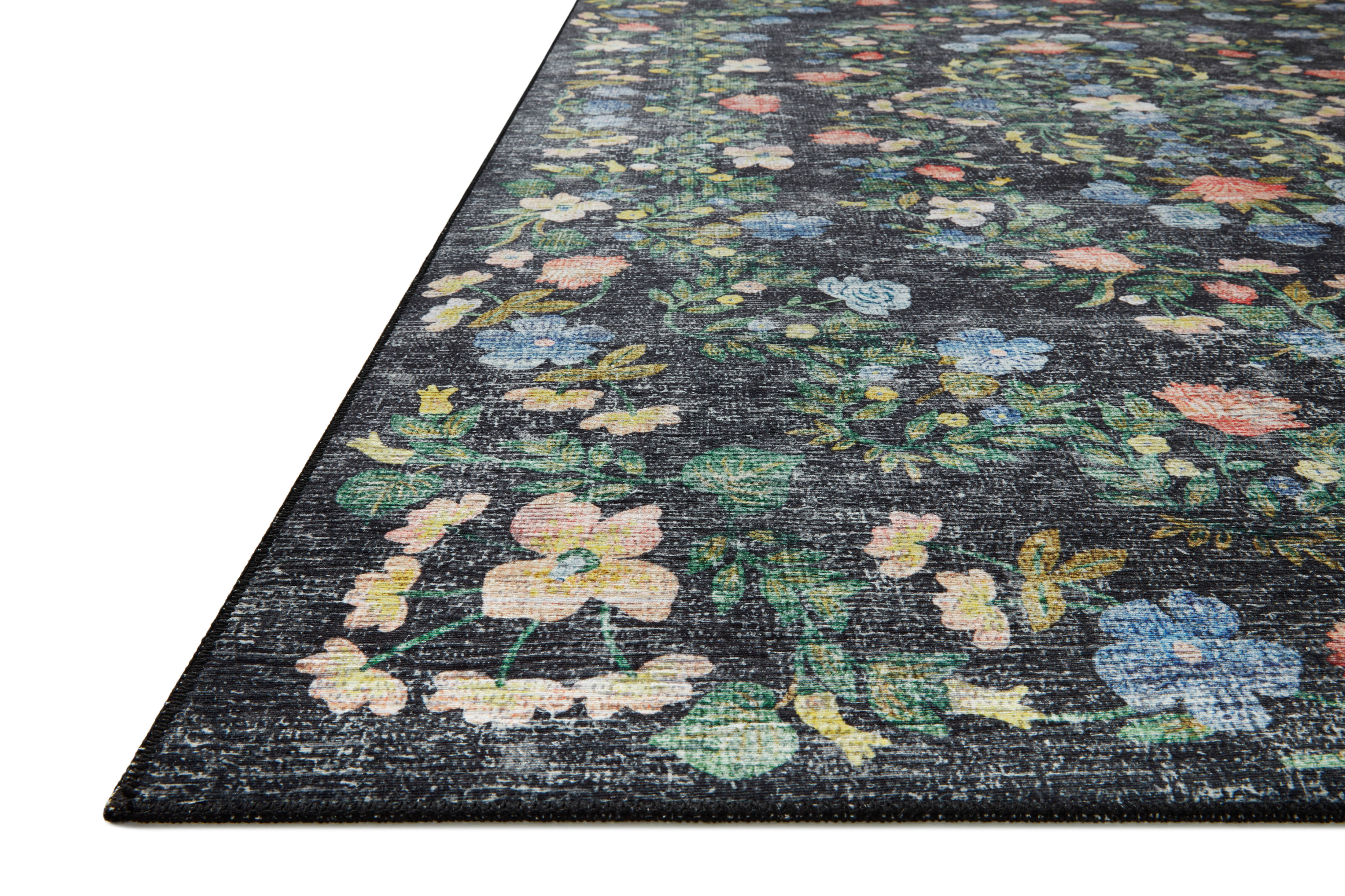 Rifle Paper Co. x Loloi Palais Black Rug