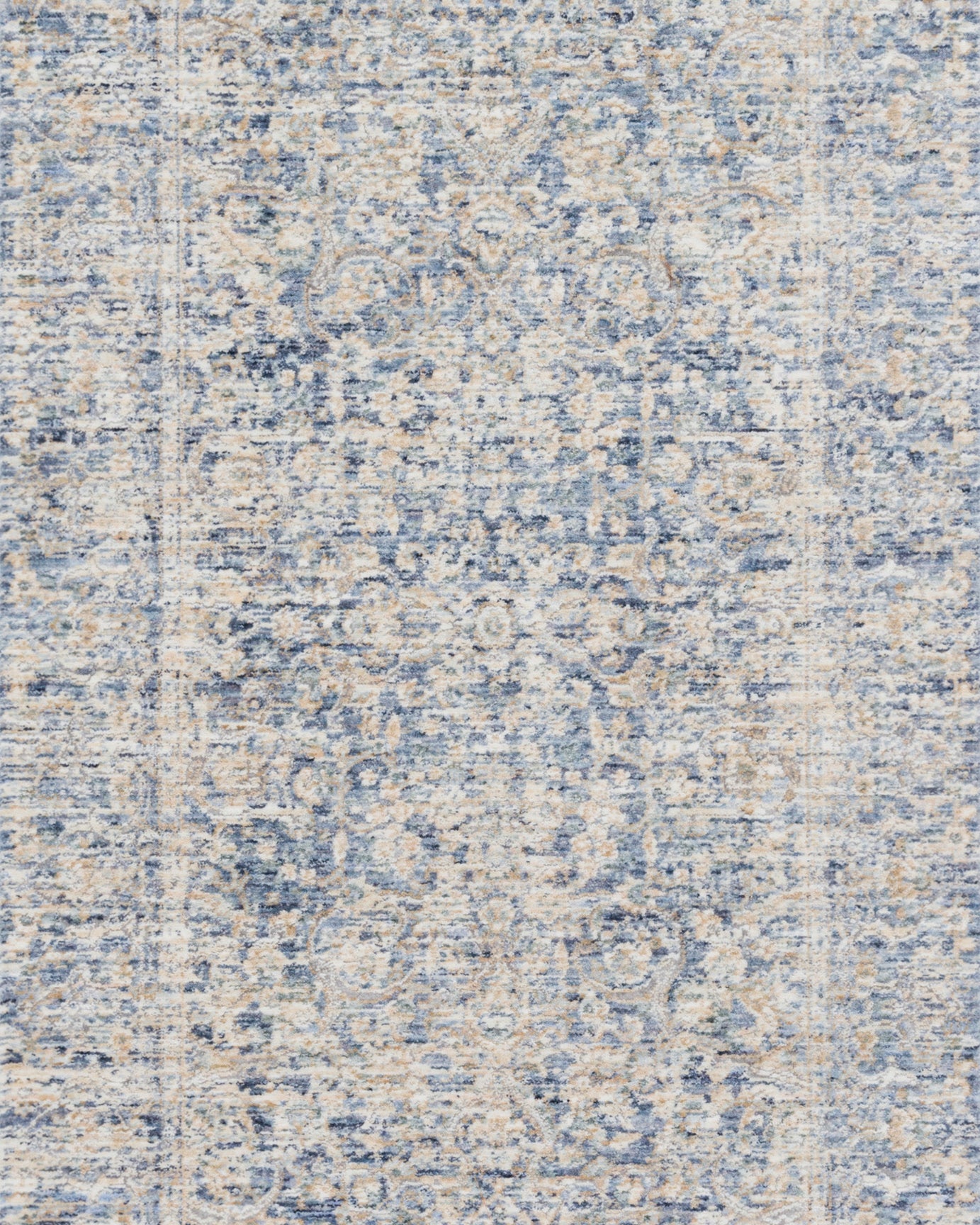 Loloi Pandora Blue / Gold Rug No.2 RUGS - synthetic Loloi 18" x 18"