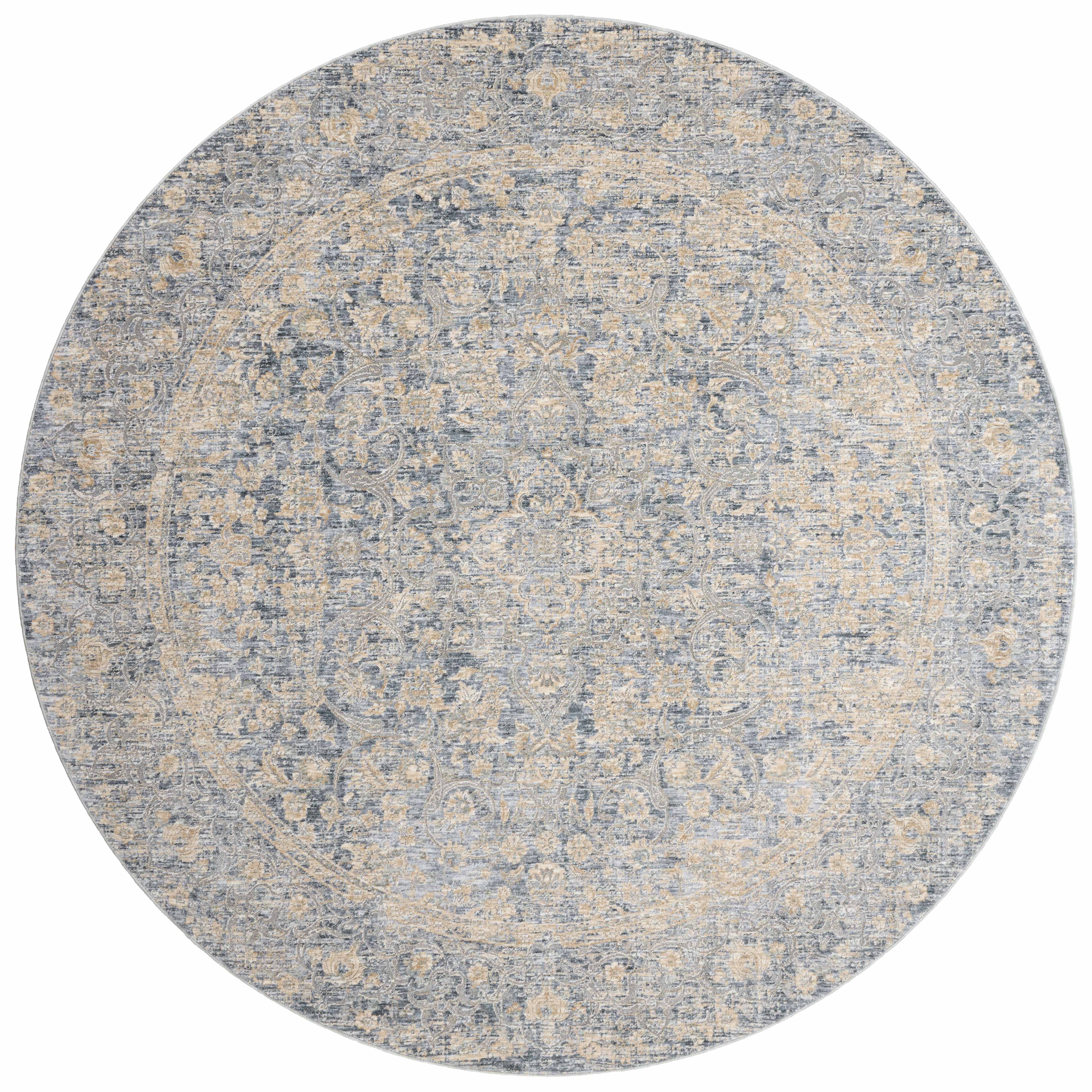 Loloi Pandora Blue / Gold Rug No.1 RUGS - synthetic Loloi
