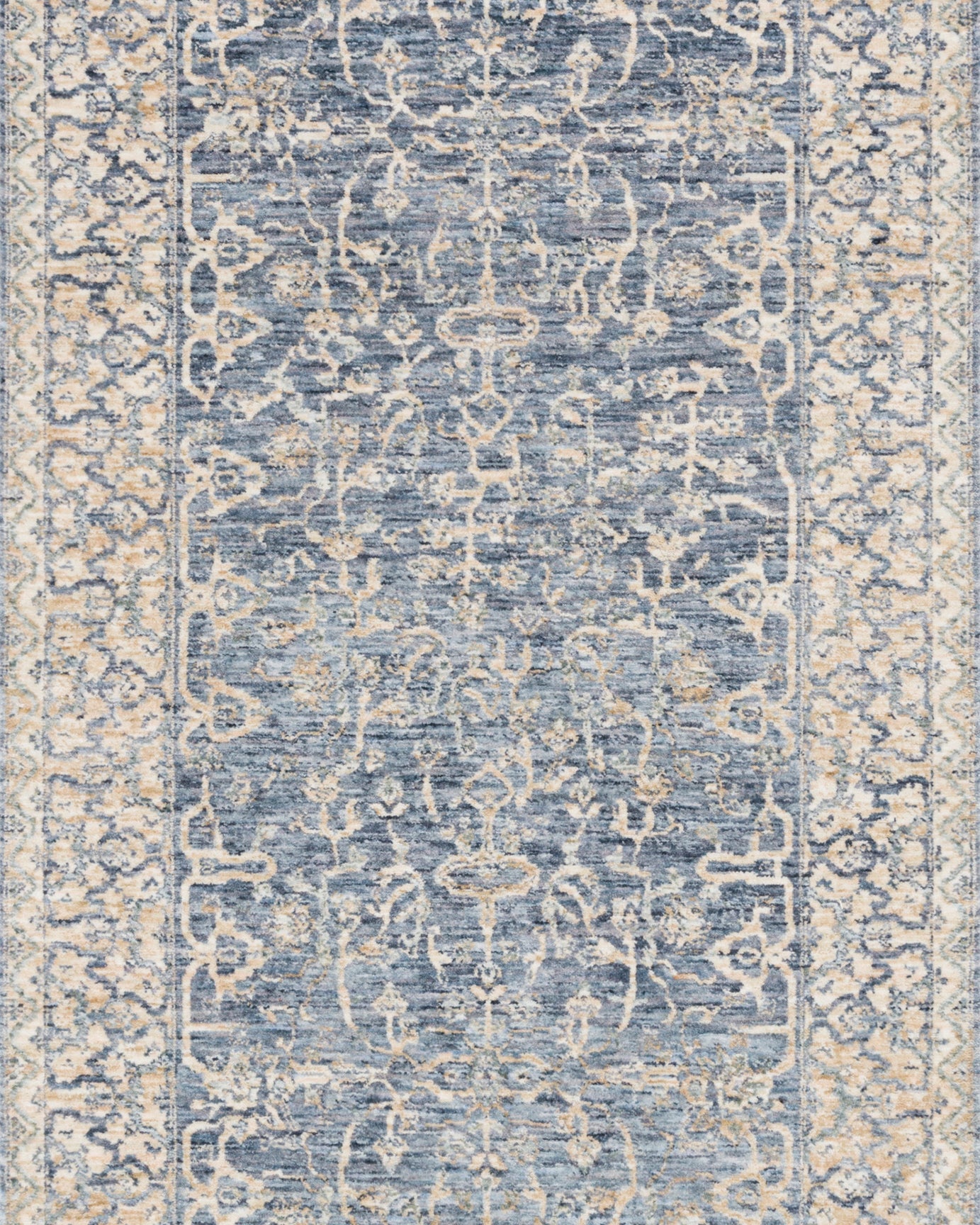 Loloi Pandora Dark Blue / Ivory Rug RUGS - synthetic Loloi