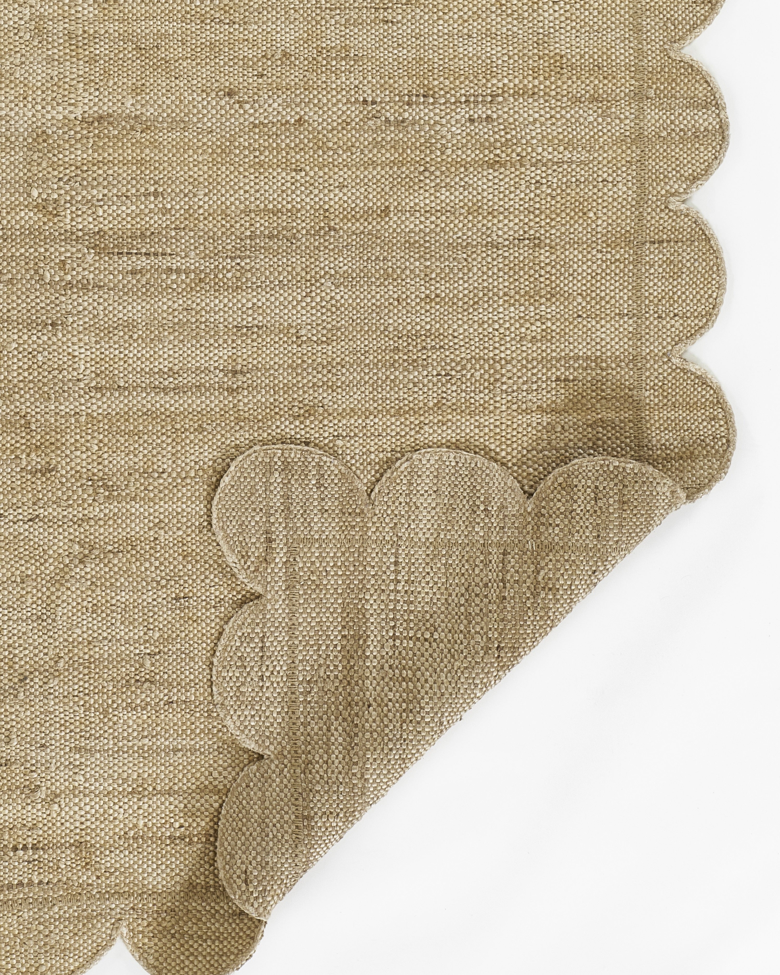 Parikia Scallop Edge Jute Area Rug RUGS - jute Momeni