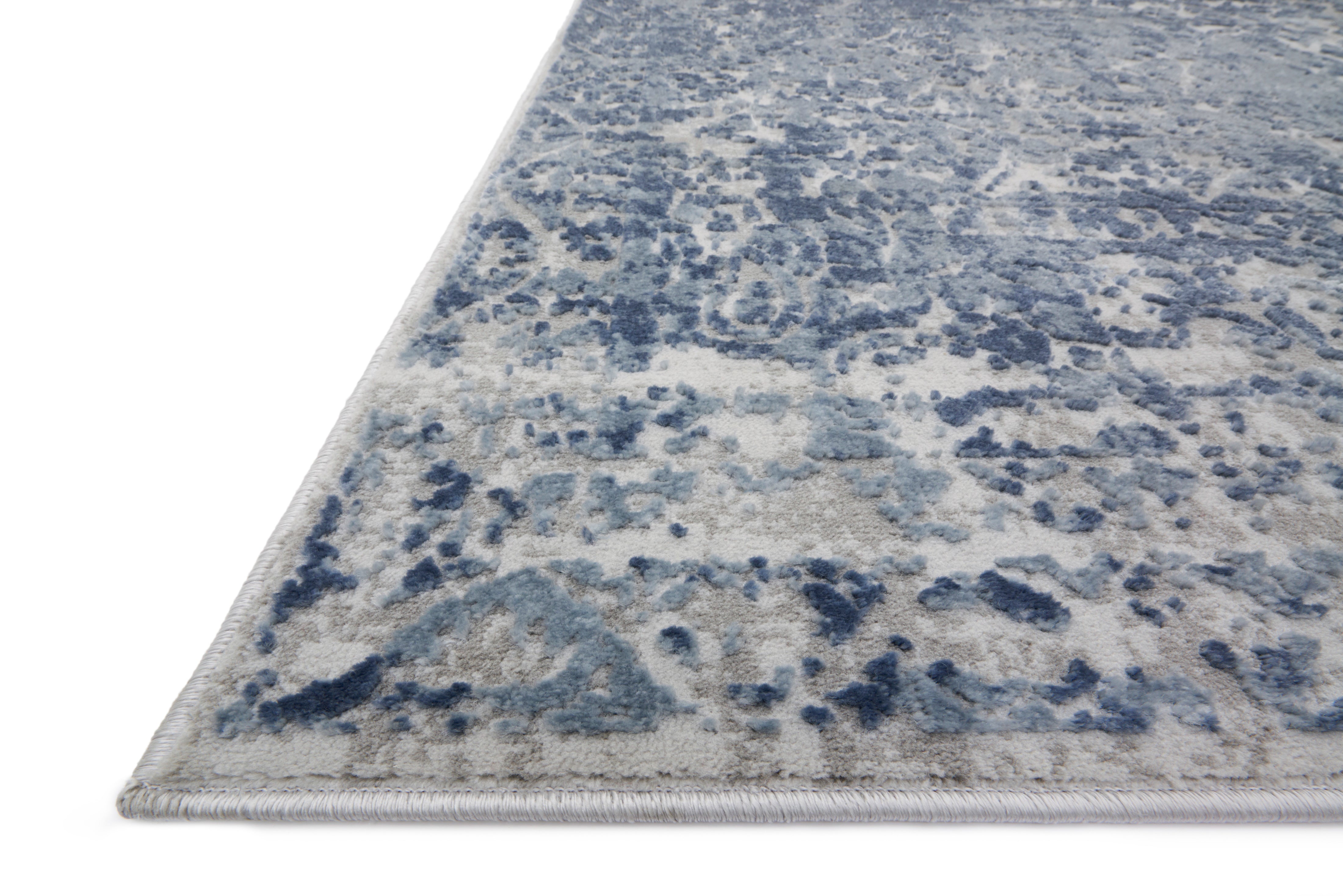 Loloi Patina Blue / Stone Rug RUGS - synthetic Loloi