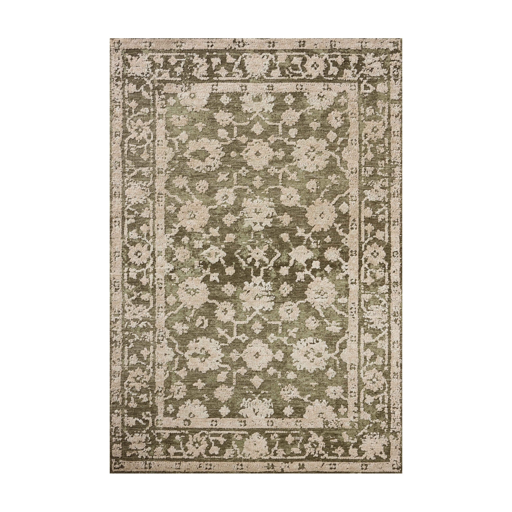 Loloi Percival Moss / Natural Rug RUGS - synthetic Loloi 18" x 18"