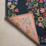 Rifle Paper Co. x Loloi Perennial Navy Sample Rug RUGS - synthetic Loloi