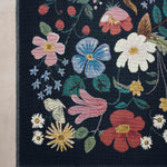 Rifle Paper Co. x Loloi Perennial Black Sample Rug No.2 RUGS - synthetic Loloi 18" x 18"