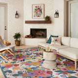 Rifle Paper Co. x Loloi Perennial Rose / Multi Sample Rug RUGS - synthetic Loloi