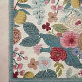 Rifle Paper Co. x Loloi Perennial Rose / Multi Rug RUGS - synthetic Loloi