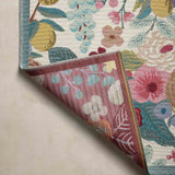 Rifle Paper Co. x Loloi Perennial Rose / Multi Rug RUGS - synthetic Loloi