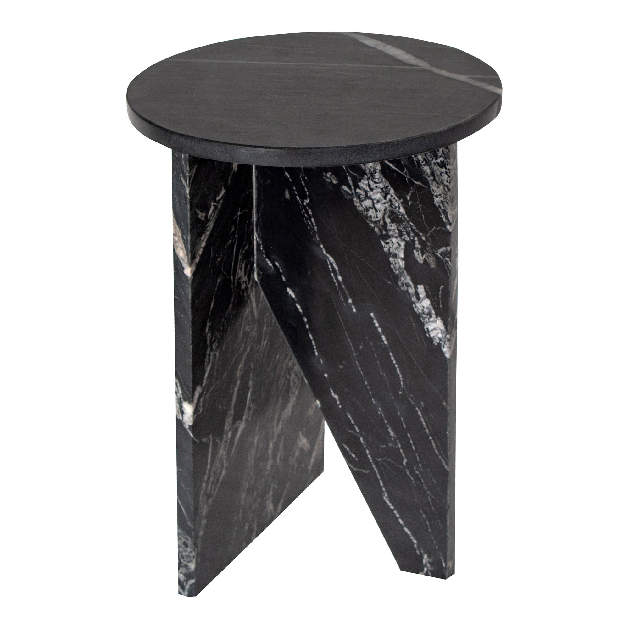 Gwen Accent Table FURNITURE - accent table Moe's Furniture Black Marble
