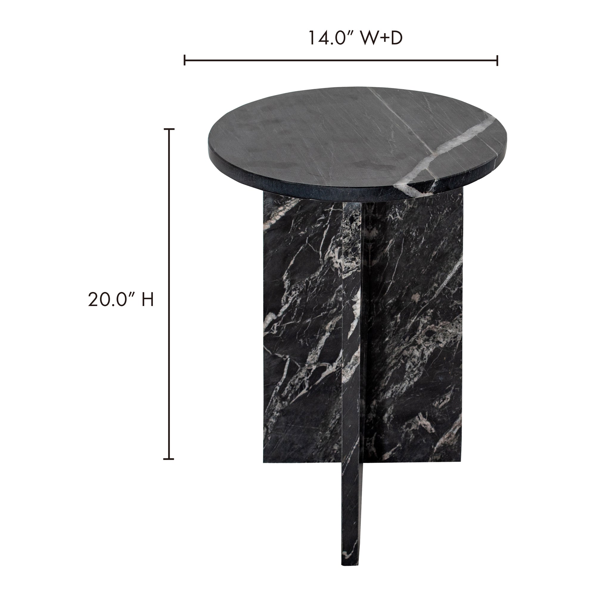 Gwen Accent Table FURNITURE - accent table Moe's Furniture