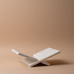 White Marble Book Stand book holder Creative Co-op (DYA)