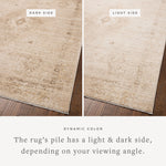 Chris Loves Julia x Loloi Palma Natural / Smoke Rug RUGS - synthetic Loloi