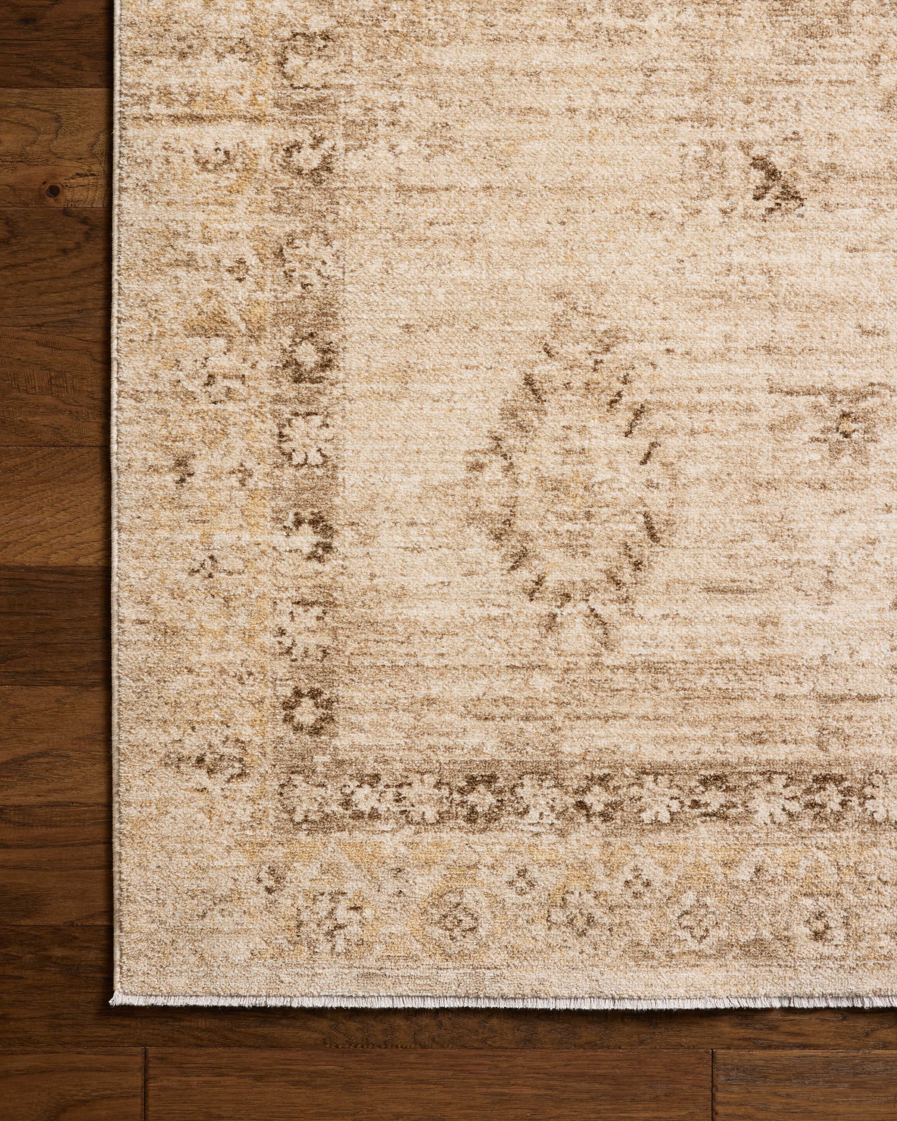 Chris Loves Julia x Loloi Palma Natural / Smoke Rug RUGS - synthetic Loloi