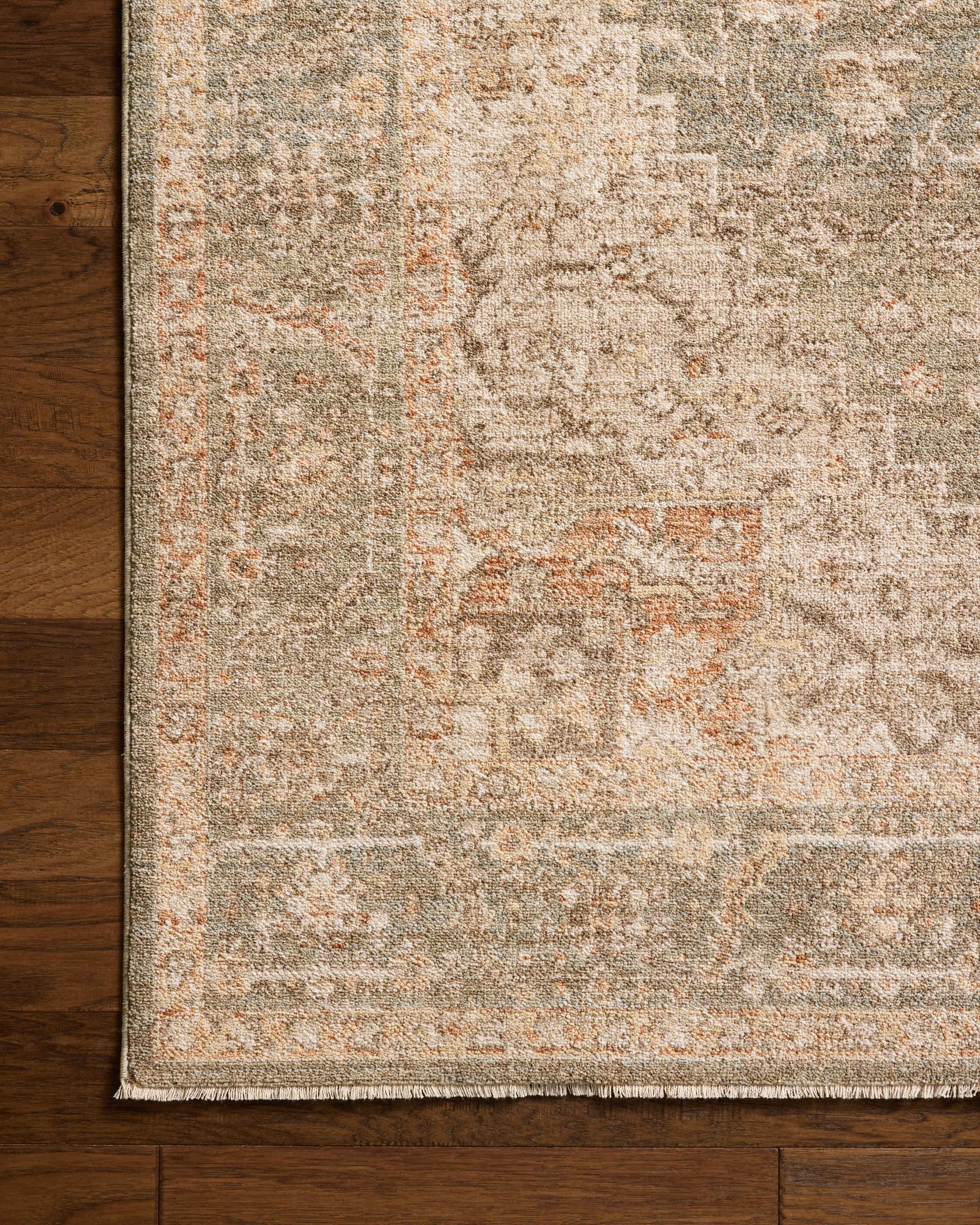 OVERSTOCK - Chris Loves Julia x Loloi Palma Olive / Spice Rug - 7'10" x 10' IN STORE - Sale Rugs Loloi