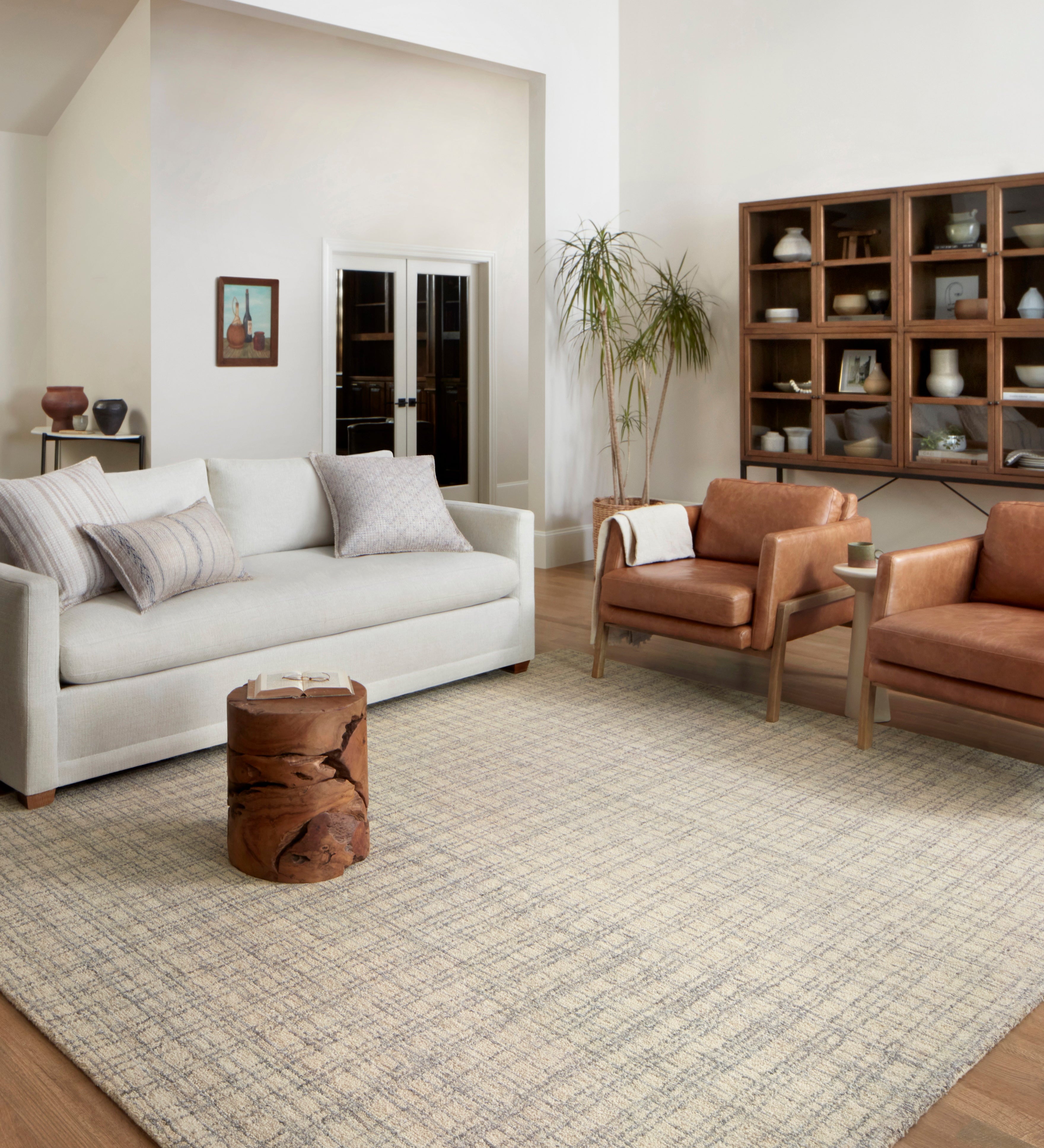 Chris Loves Julia x Loloi Polly Antique / Mist Rug 0-RUGS - jute Loloi