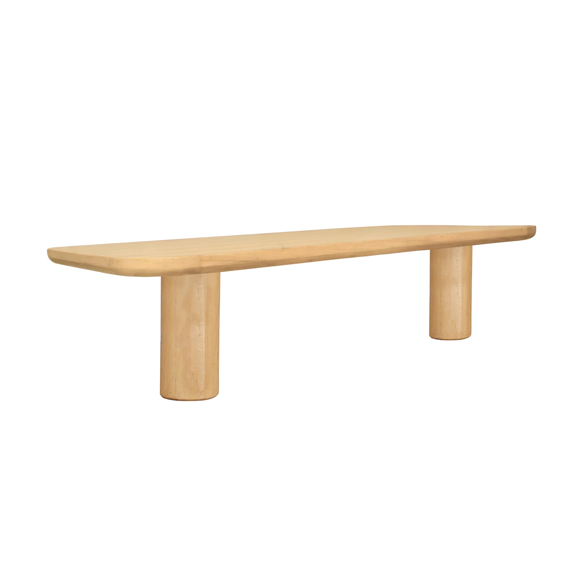 Alda Dining Bench Large Natural Furniture - Dining Benches Moe's Furniture