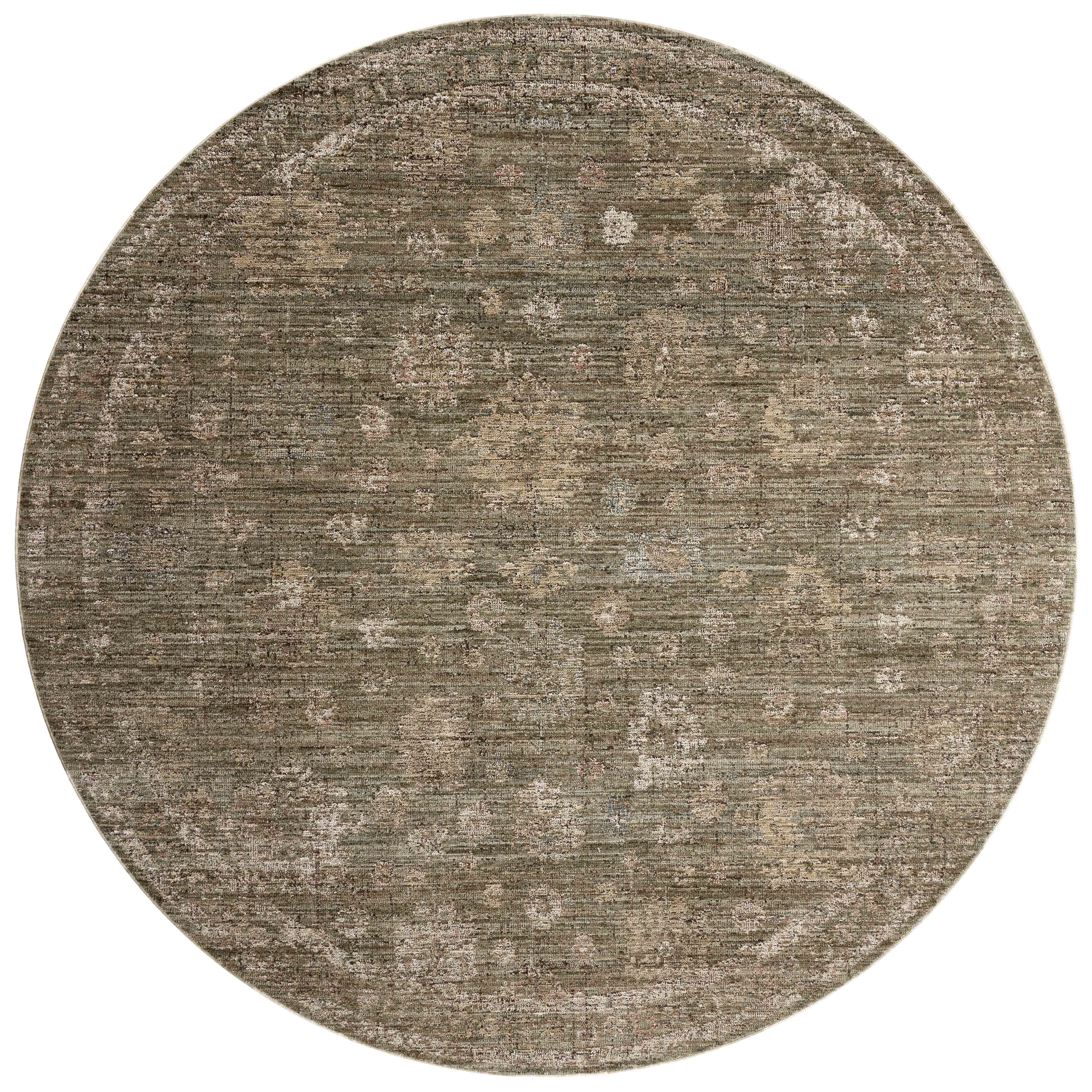 Loloi Priscilla Olive / Sand Square Rug RUGS - synthetic Loloi