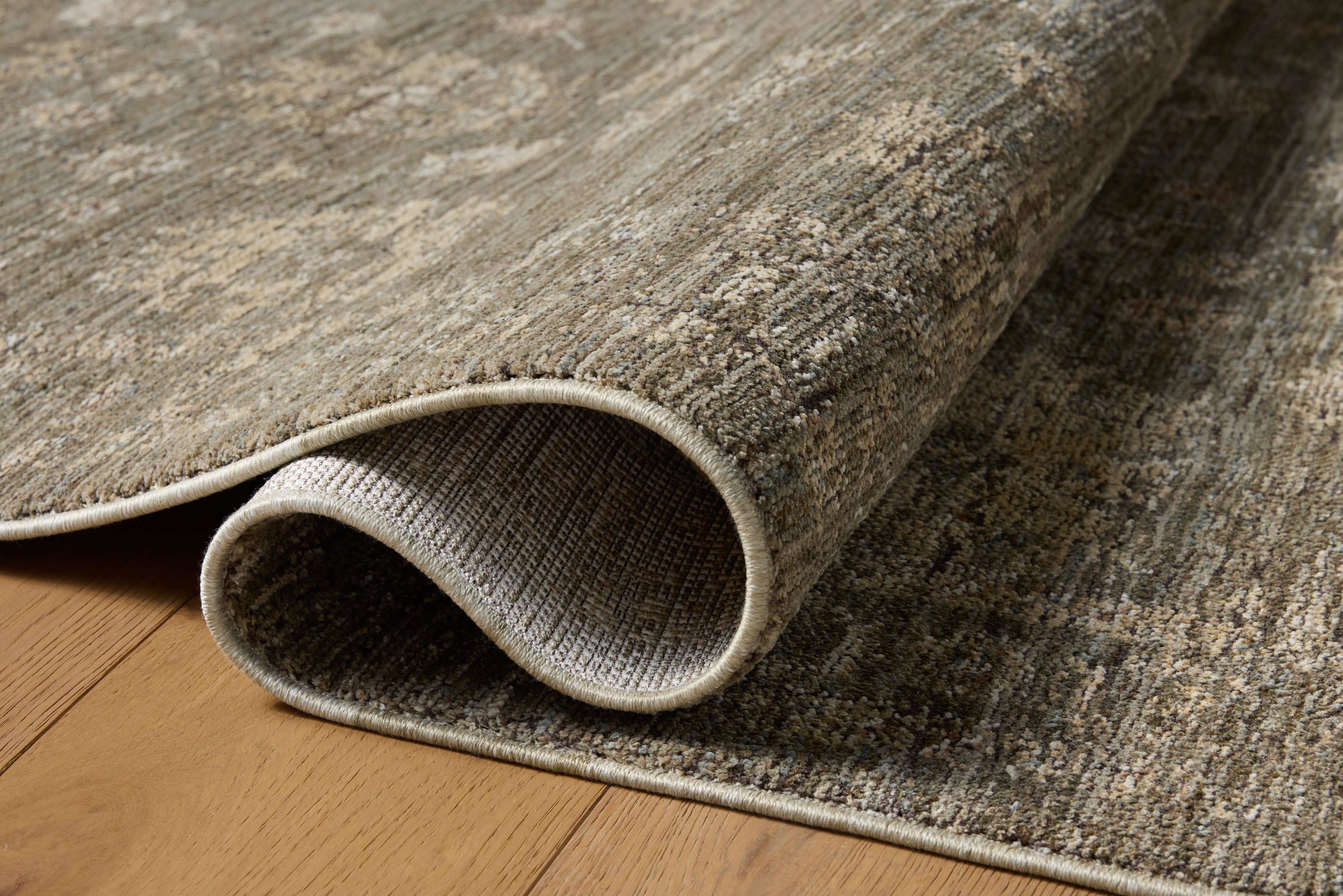 Loloi Priscilla Olive / Sand Square Rug RUGS - synthetic Loloi