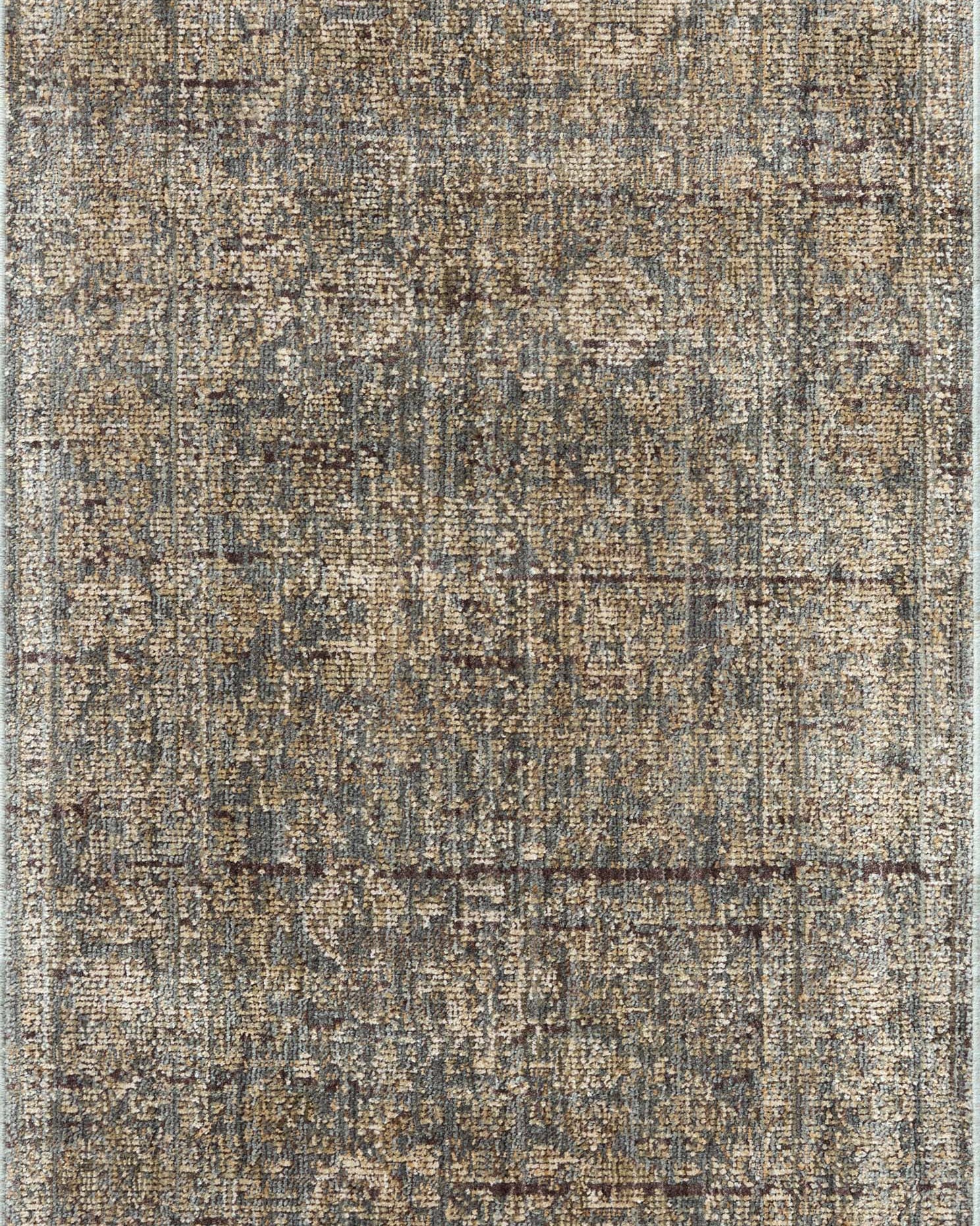 Loloi Priscilla Blue / Sand Square Rug RUGS - synthetic Loloi
