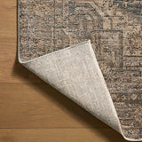 Loloi Priscilla Blue / Bark Rug RUGS - synthetic Loloi 18" x 18" sample