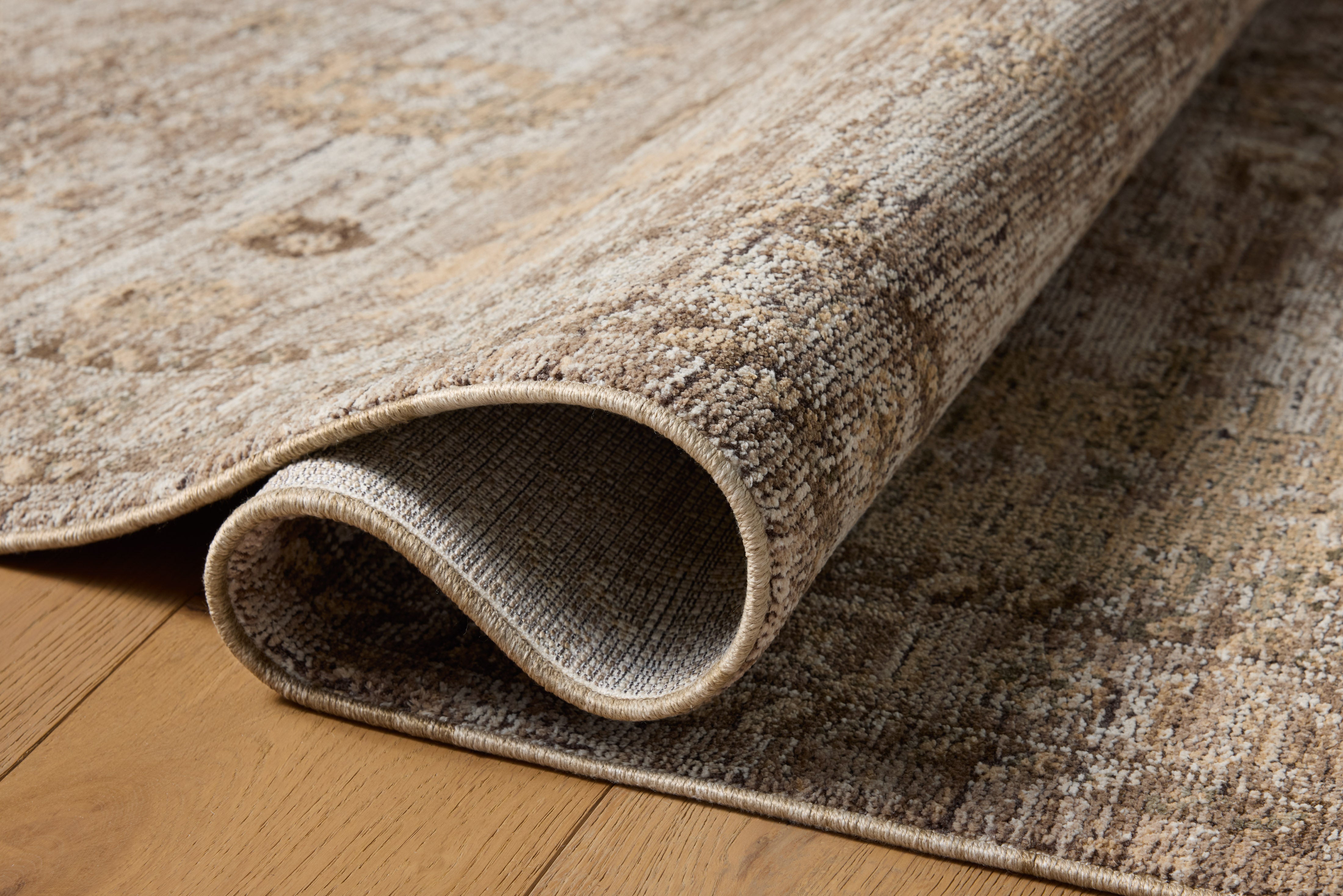 Loloi Priscilla Sand / Earth Square Rug RUGS - synthetic Loloi