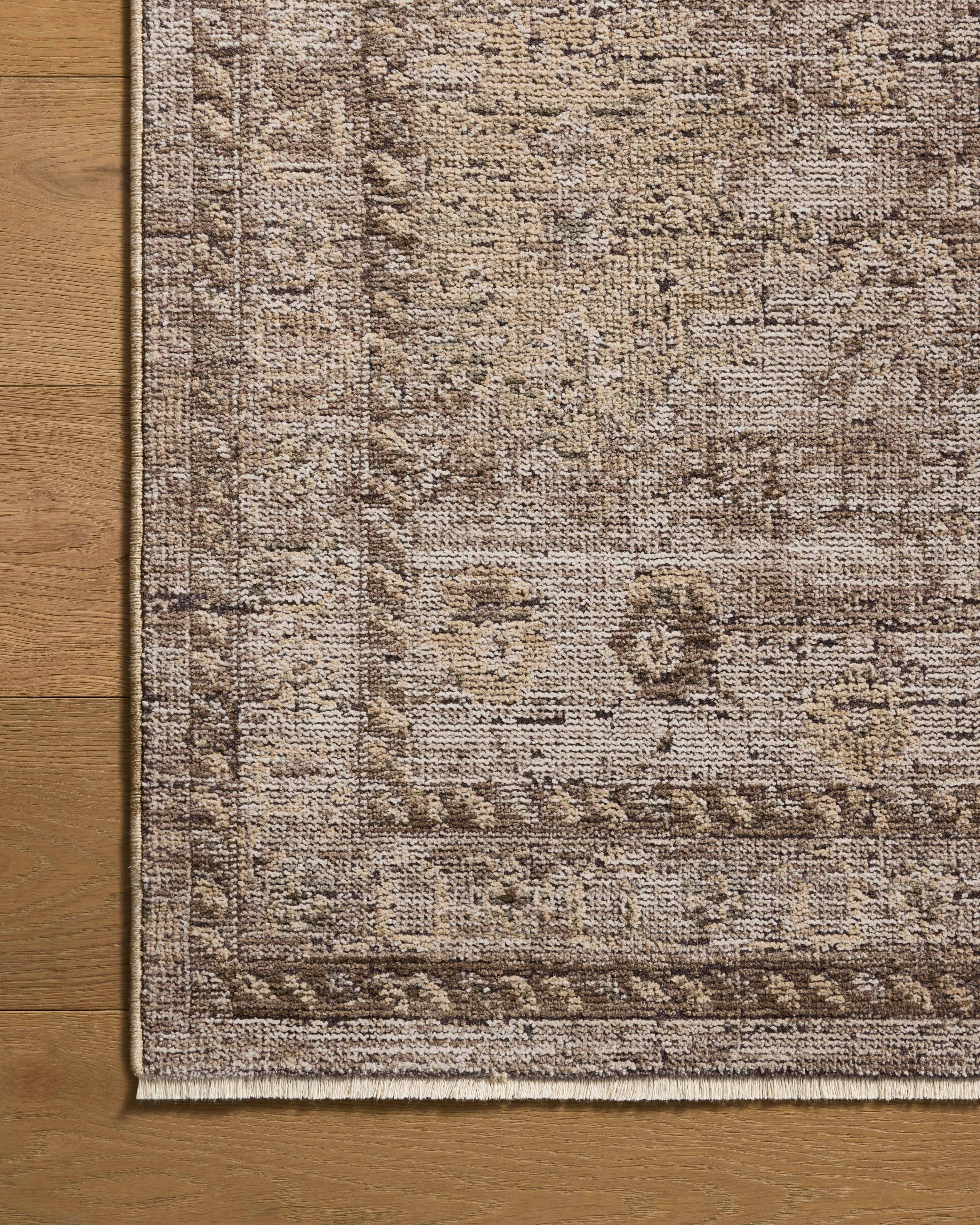 Loloi Priscilla Sand / Earth Square Rug RUGS - synthetic Loloi