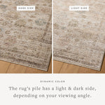 Loloi Priscilla Ivory / Multi Rug RUGS - synthetic Loloi 18" x 18" sample