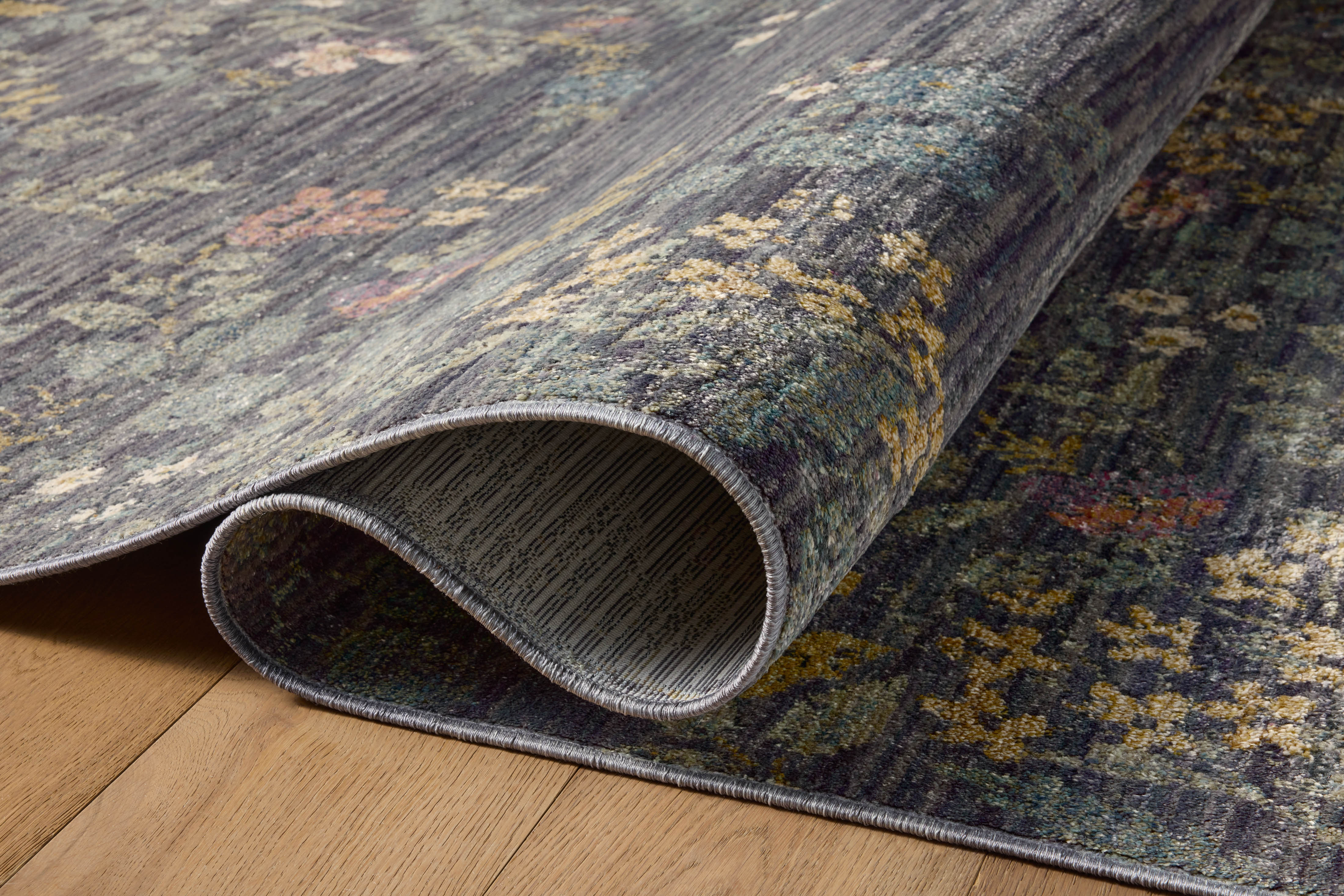 Rifle Paper Co. x Loloi Provence Slate Rug No.1 RUGS - synthetic Loloi